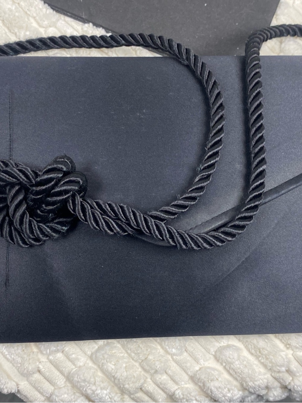 Vintage 1980s Nordstrom 100% Pure Silk Evening Clutch with Original Mirror - Picture 11 of 13
